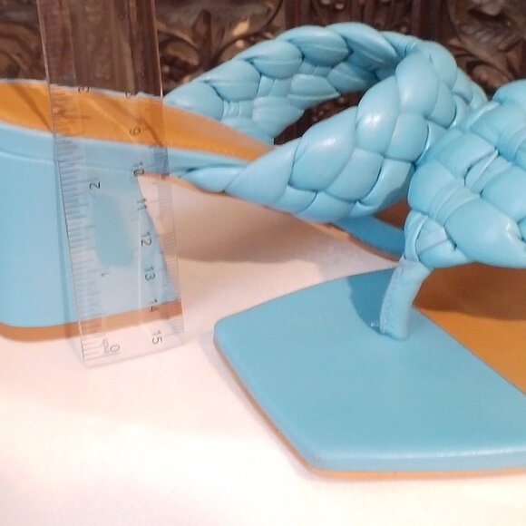 Womens Marc Fisher Blue Sandals Size 6.5 - Picture 6 of 7